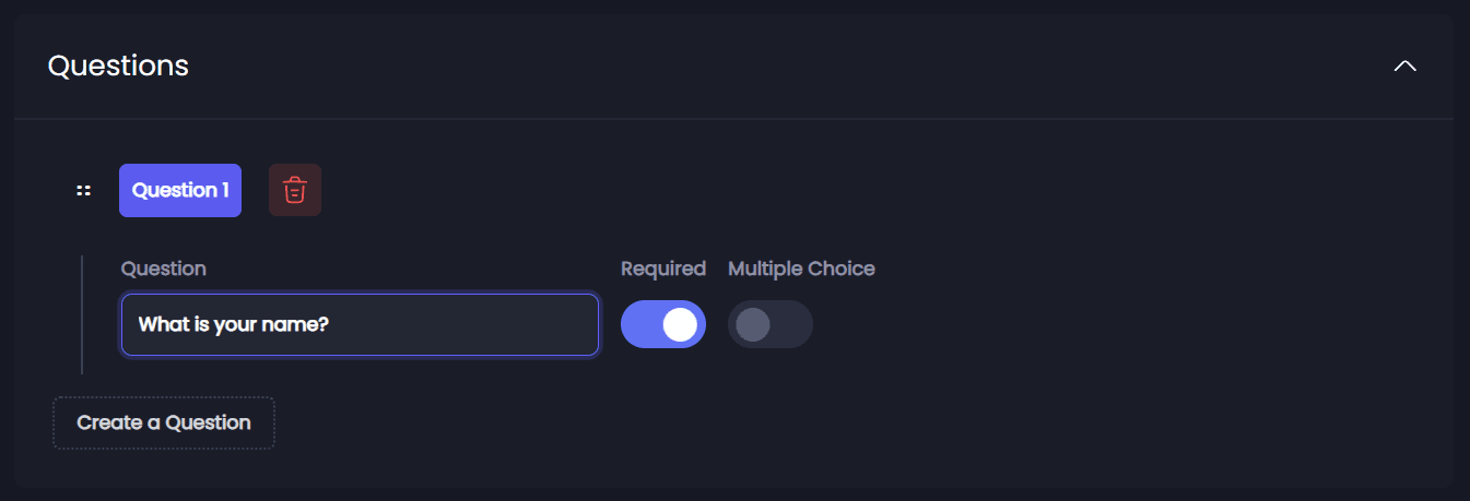 Application Question 1