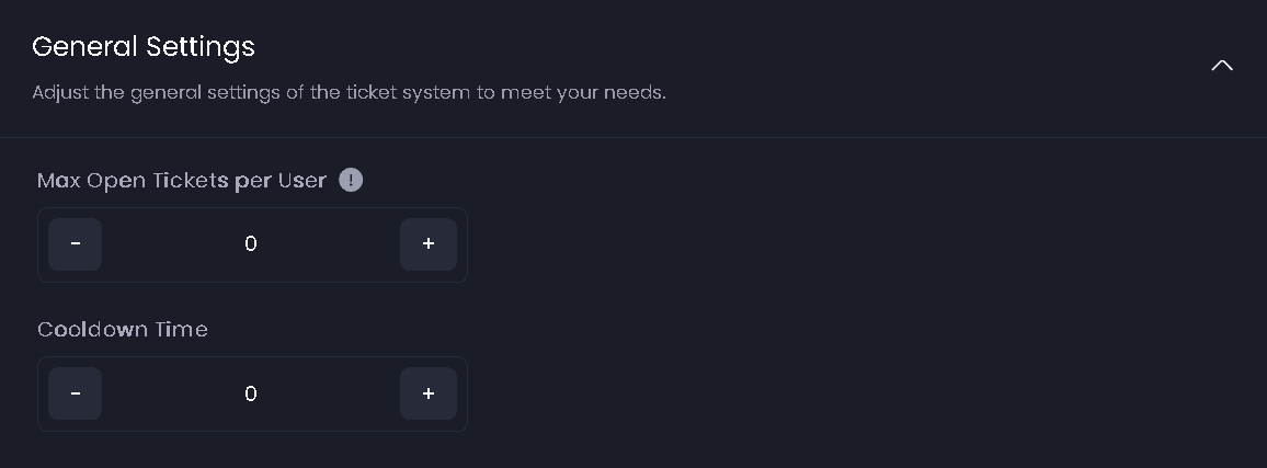 General Settings